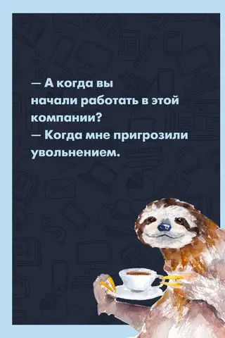 Ленивец. Блокнот в клетку