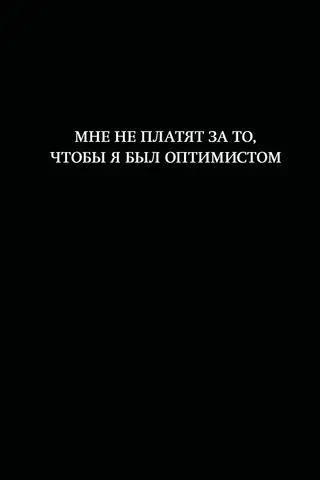 Мне не платят за то, чтобы я был оптимистом. Блокнот