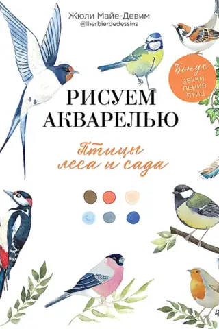Watercolor Painting: Birds of the Forest and Garden