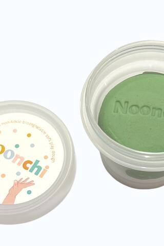 Eco-friendly Noonchi Playdough. Sage Mossy Green