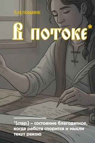 Блокнот. Азбуковник. В потоке