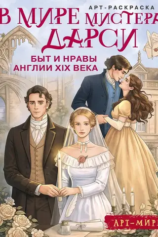 В мире мистера Дарси. Быт и нравы Англии XIX века. Арт-раскраска