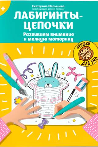 Ķēžu labirinti. Uzmanības un smalko motoriku attīstīšana: no 5 gadu vecuma