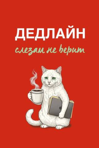Ежедневник недатированный. Дедлайн слезам не верит