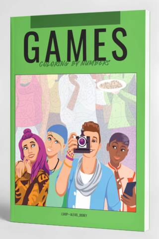 Games. Раскраска по номерам
