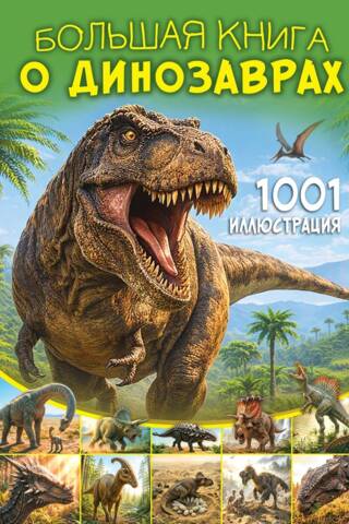 Lielā dinozauru grāmata. 1001 ilustrācija