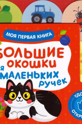 Моя первая книга. Большие окошки для маленьких ручек