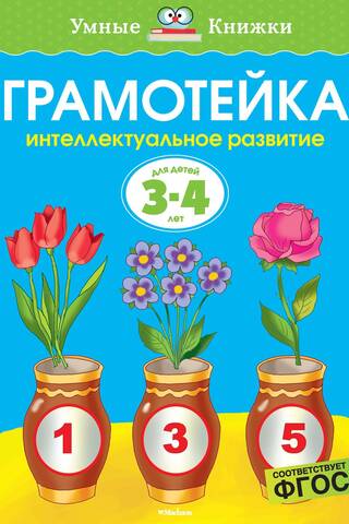 Literacy. Intellectual development of children aged 3-4 years