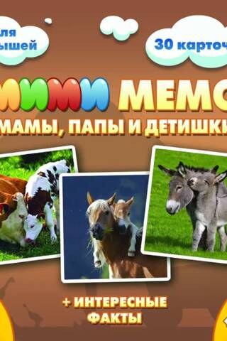 MiMiMemo "Mājdzīvnieki. Mammas, tēti un bērni"