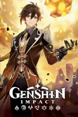 Ежедневник Genshin Impact с наклейками