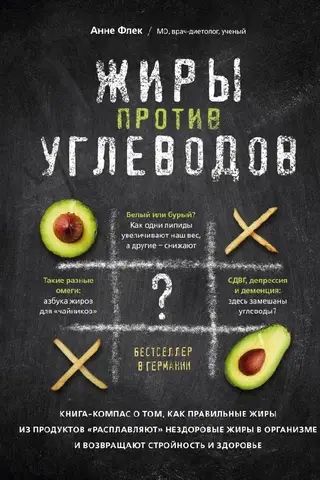Жиры против углеводов. Книга-компас о том, как правильные жиры из продуктов «расплавляют» нездоровые жиры в организме и возвращают стройность и здоровье