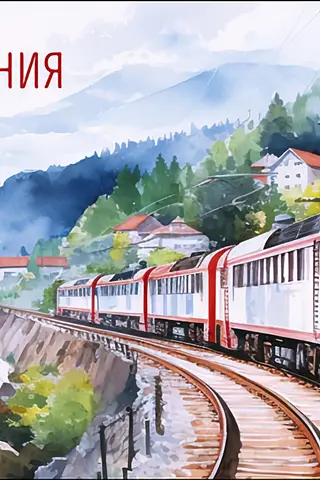 Money envelope. Happy Birthday. Train.