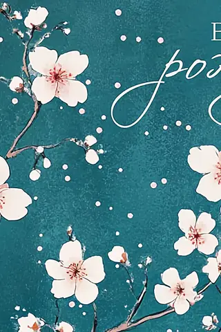 Money envelope. Happy Birthday. Sakura.