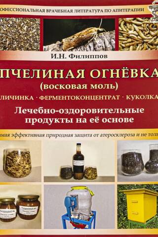 Пчелиная огневка (восковая моль). Личинка, Ферментоконцентрат. Куколка. Лечебно-оздоровительные продукты на ее основе