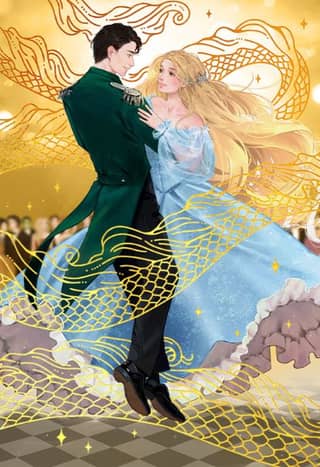 A postcard based on Anne Jane's novel "The Black Dragon's Heir"