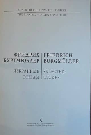 Selected Etudes for Piano