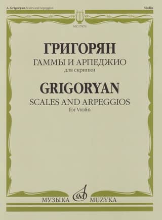 Scales and arpeggios for violin