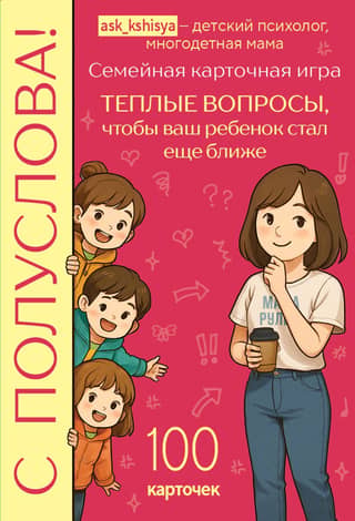In a nutshell! A family card game. 100 questions to bring your child even closer.