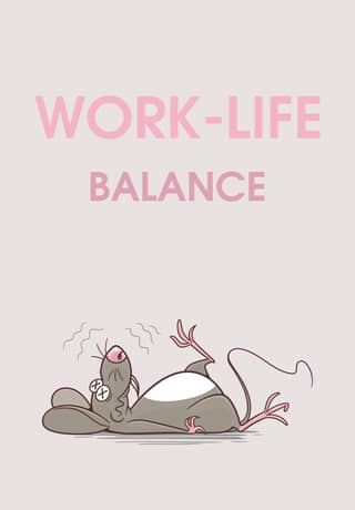 Work-life balance. Undated diary
