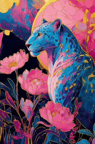 Postcard. Jaguar
