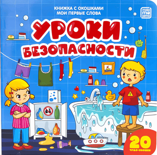 My First Words. Safety Lessons. A Book with Windows