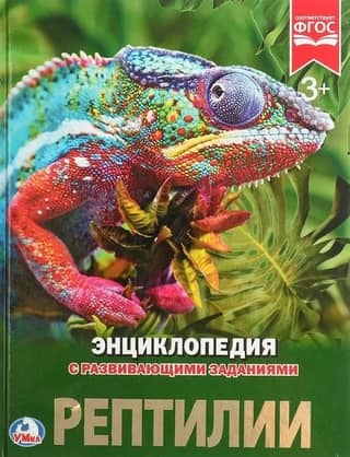 Encyclopedia with educational activities. Reptiles