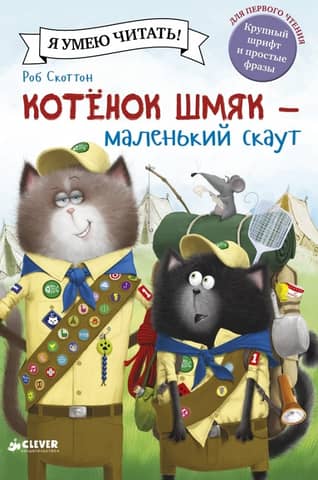 Kitten Shmyak - a little scout