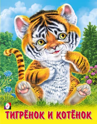 Tiger cub and kitten