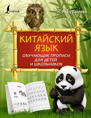 Chinese language: educational copybooks for children and schoolchildren