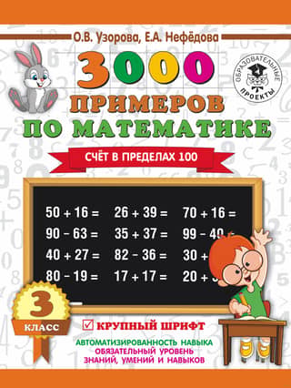 3000 Math Problems. 3rd Grade. Counting to 100.
