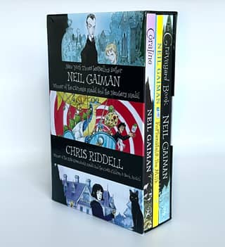 Coraline. The Graveyard book. Fortunately, The Milk... Box Set