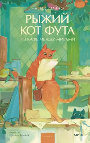 Futa the ginger cat from the Cafe Between Worlds