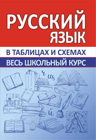 Russian language. The entire school curriculum in tables and diagrams.