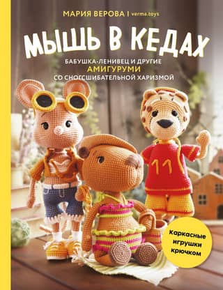 A mouse in sneakers, a sloth-grandmother, and other amigurumi with stunning charisma. Crochet frame toys