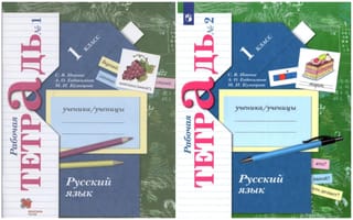 Русский язык. 1 класс. Рабочая тетрадь. В 2 частях