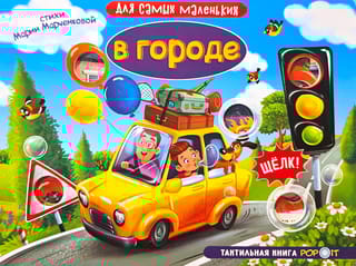 В городе. Тактильная книга