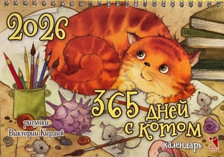 365 дней с котом. Календарь-домик на 2026
