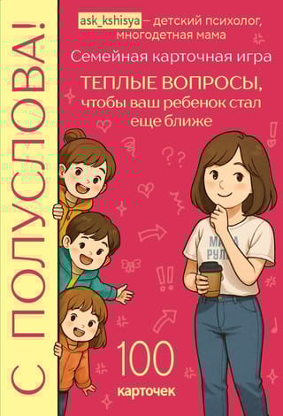 С полуслова! Семейная карточная игра. 100 вопросов, чтобы ваш ребенок стал еще ближе