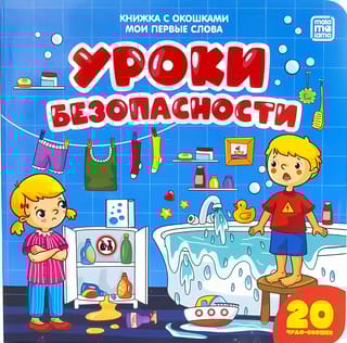 Мои первые слова. Уроки безопасности. Книжка с окошками