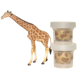 Экологически чистый пластилин Noonchi. Goodwin the Giraffe beige