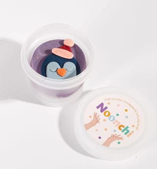 Экологически чистый пластилин Noonchi. Pingvy lilac