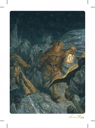 Открытка. Остров сокровищ. Погоня