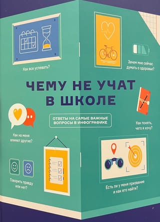 Чему не учат в школе. Ответы на самые важные вопросы в инфографике