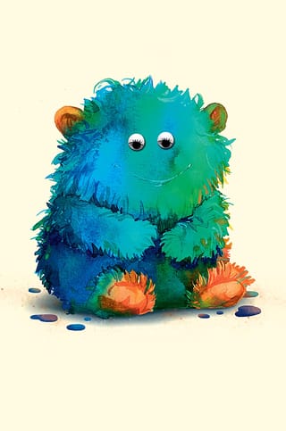 Открытка. Чудик