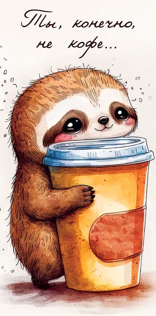 Конверт для денег. Ты, конечно, не кофе…