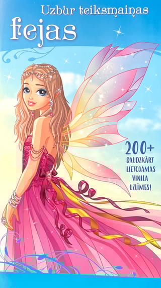 Uzbur teiksmainas  fejas. Книга с наклейками