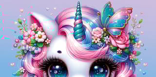 Конверт для денег. Сказочный единорог