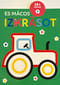 Es mācos izkrāsot.  "Traktors". Раскраска