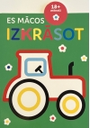 Es mācos izkrāsot.  "Traktors". Раскраска