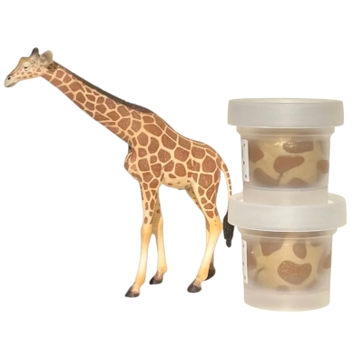 Экологически чистый пластилин Noonchi. Goodwin the Giraffe beige